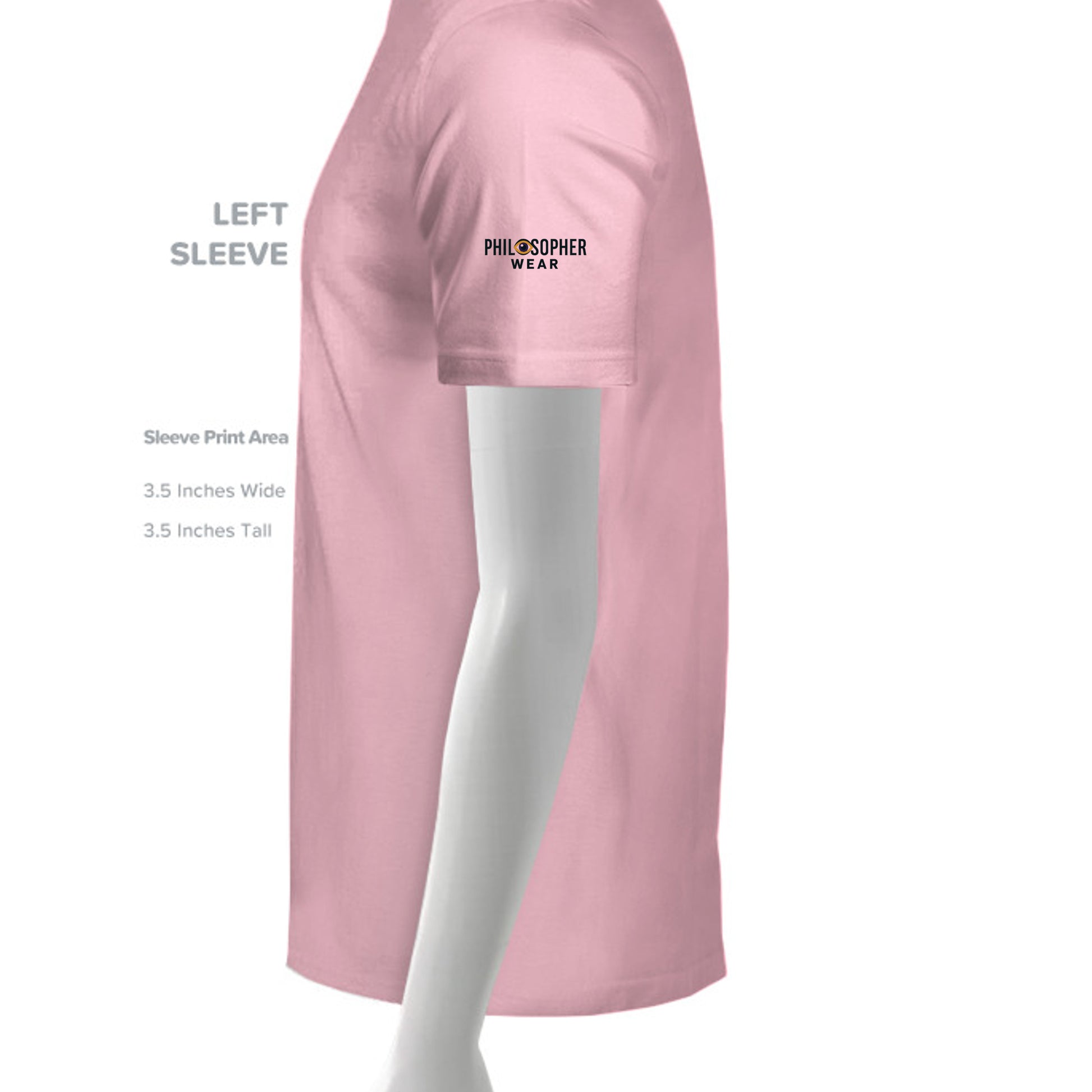 Lt Pink/White - LST307 - SLEEVE_LEFT
